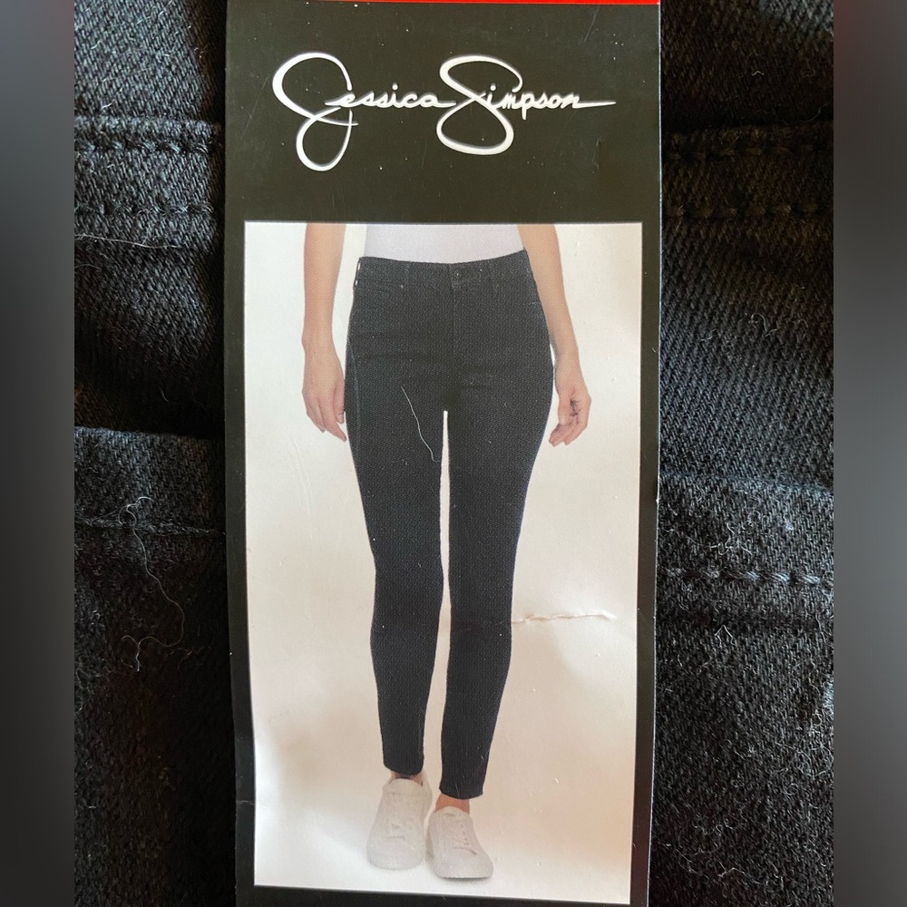 Jessica Simpson High Rise Skinny Black Jeans, Size 8,Inseam 29.5” and 10 NWT
